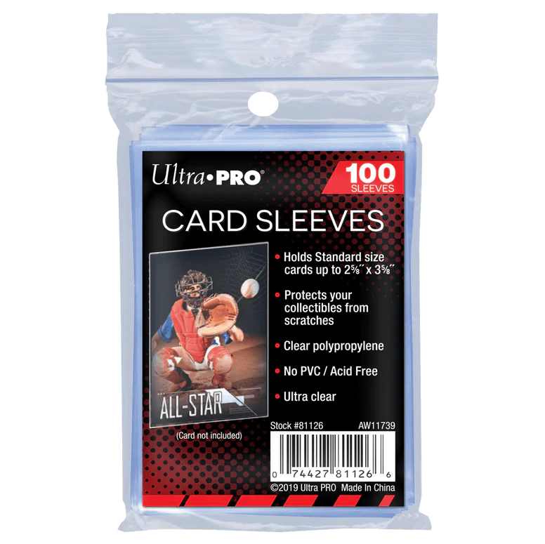 Ultra Pro Standard Soft Sleeves - 100 Stück (67x94 mm)
