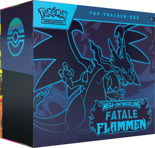 Pokémon Mega Entwicklung Fatale Flammen Top-Trainer-Box (deutsch)