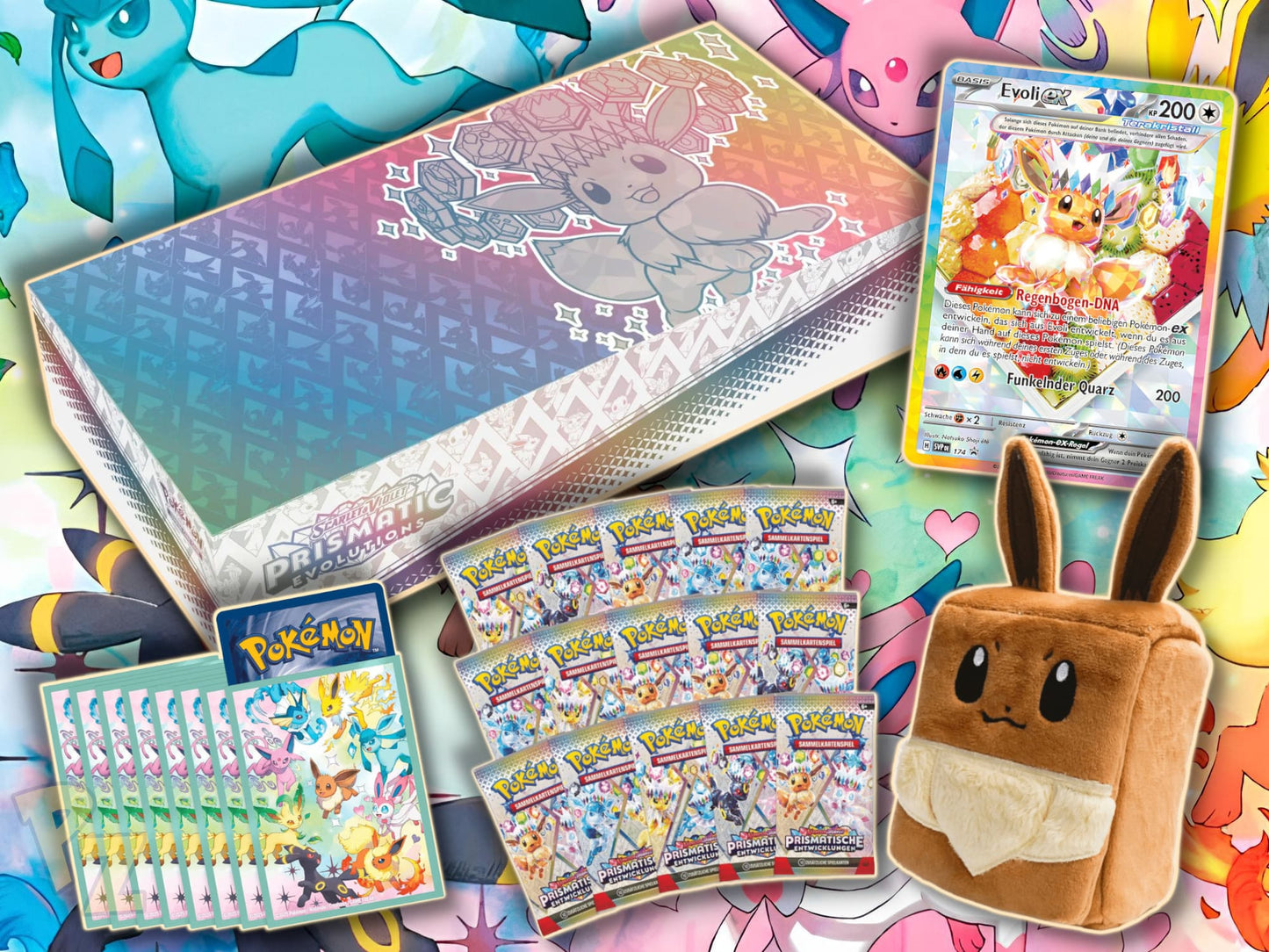 Pokemon Prismatische Entwicklungen Super-Premium Kollektion - Deutsch