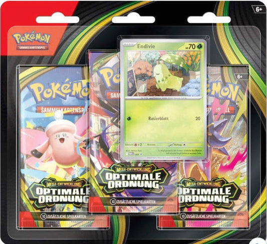 Pokemon Mega Entwicklung Optimale Ordnung 3-Pack-Blister (deutsch)