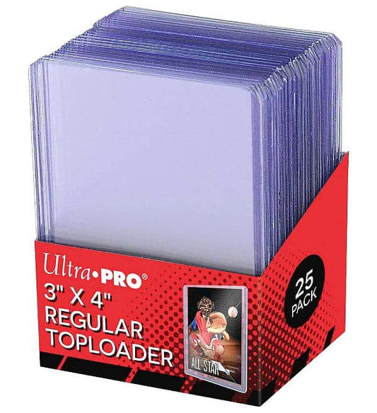 Ultra Pro 3" x 4" REGULAR Toploader - 25 Stück